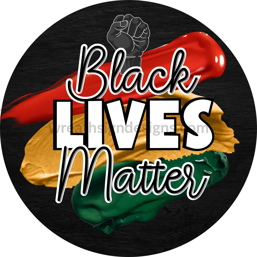 Black newest Lives Matter Wreath