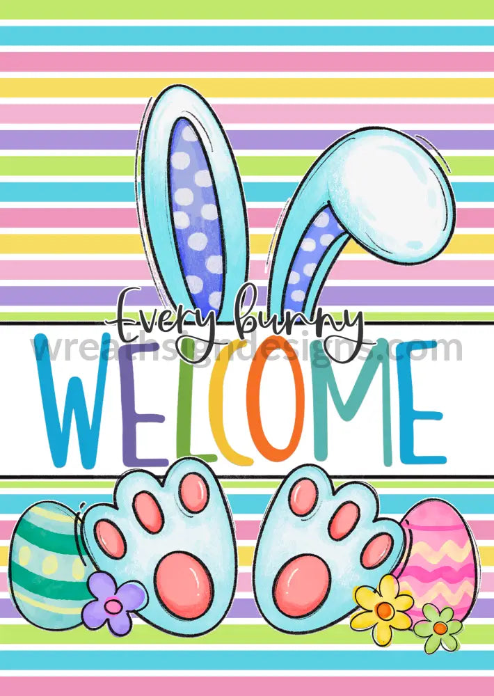 HAPPY EASTER SIGN WITH hotsell BUNNY EARS AND BUNNY FEET