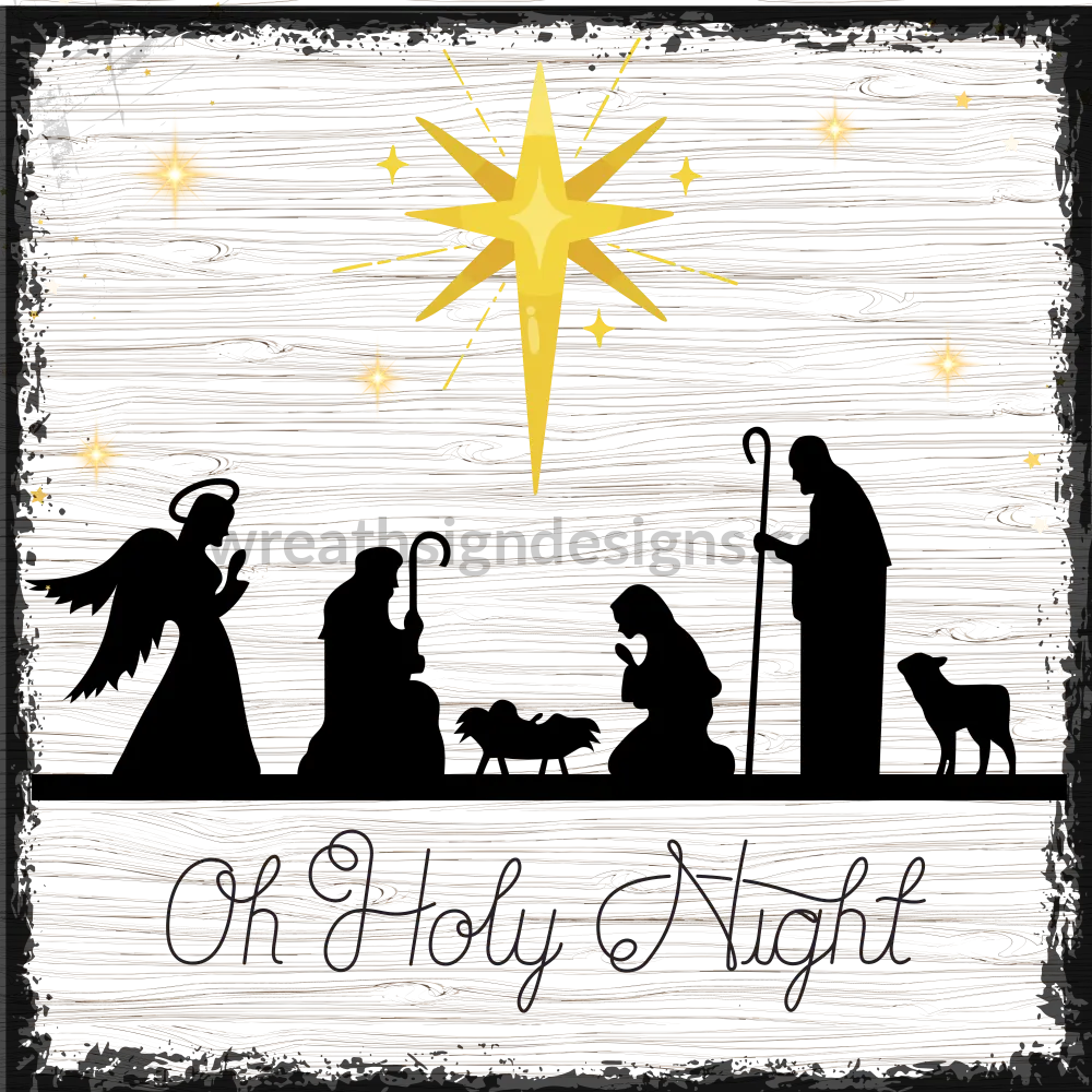 Oh Holy Night-Nativity Scene 8’