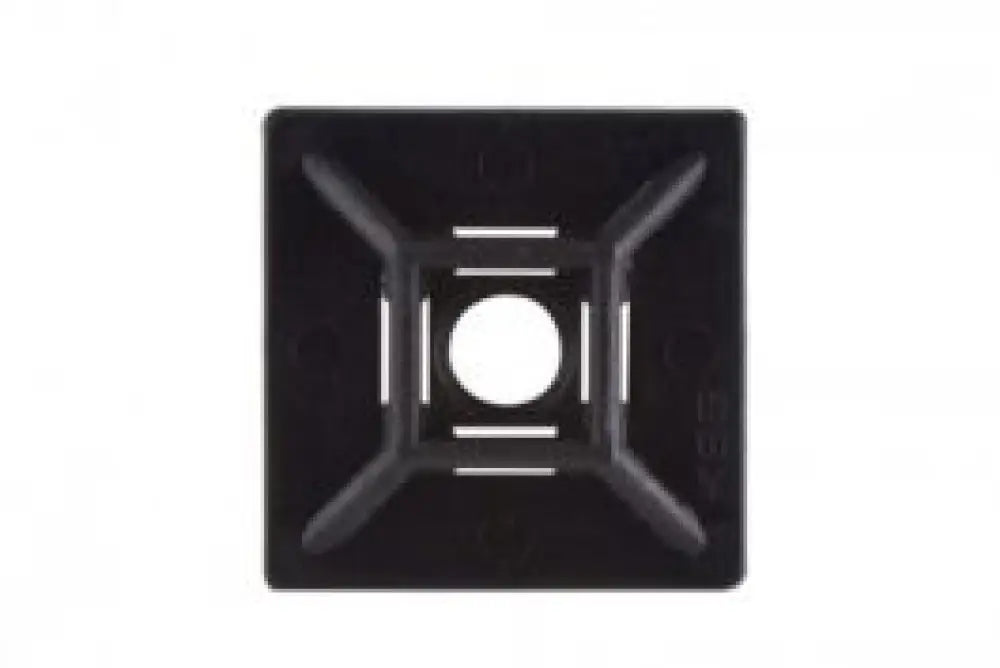 1-Inch Uv Resistant Black Cable Mounts 100-Pack