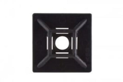 1-Inch Uv Resistant Black Cable Mounts 100-Pack