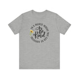 In a World Where you Can Be Anything- Be Kind- Sunflower- Unisex Jersey Short Sleeve Tee