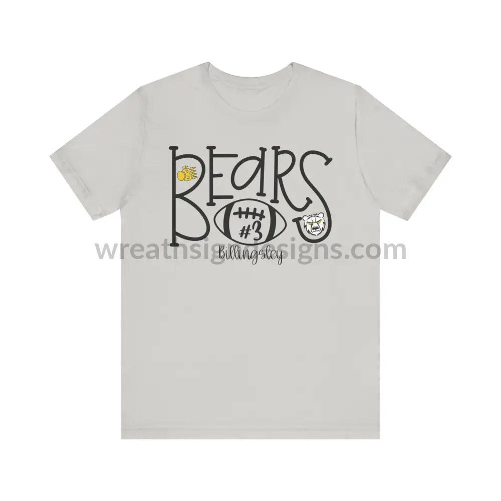 #3 Unisex Jersey Short Sleeve Tee Silver / Xs T-Shirt