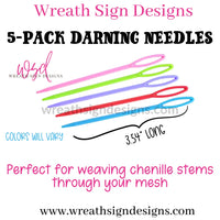 5 Pack Darning Plastic Needles