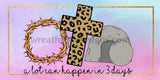 A Lot Can Happen In Three Days- Faith Based Easter Metal Wreath Sign 12X6 Metal Sign