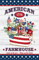 American Farmhouse 8X12 Metal Sign