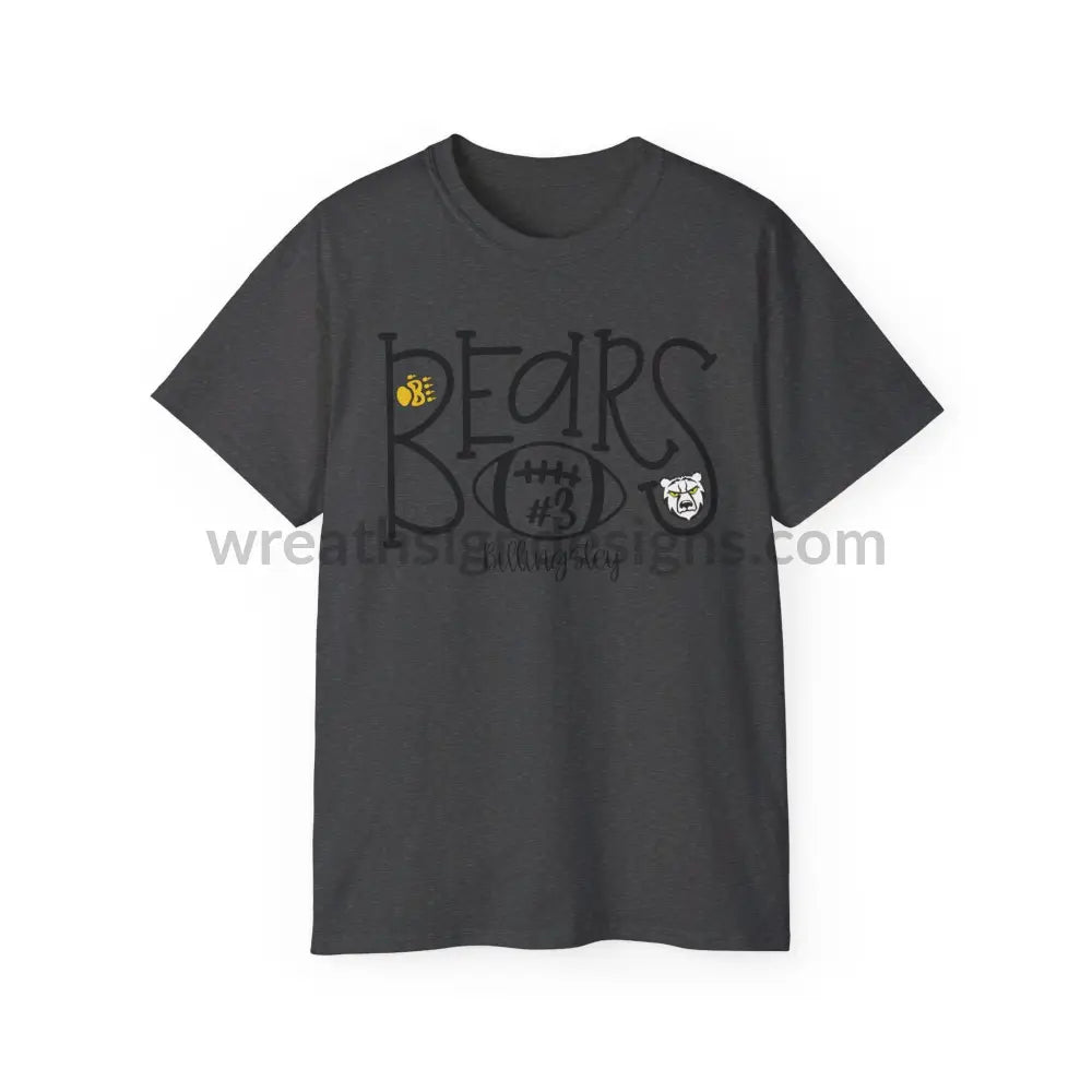 Bears #3 Unisex Ultra Cotton Tee Dark Heather / S T-Shirt