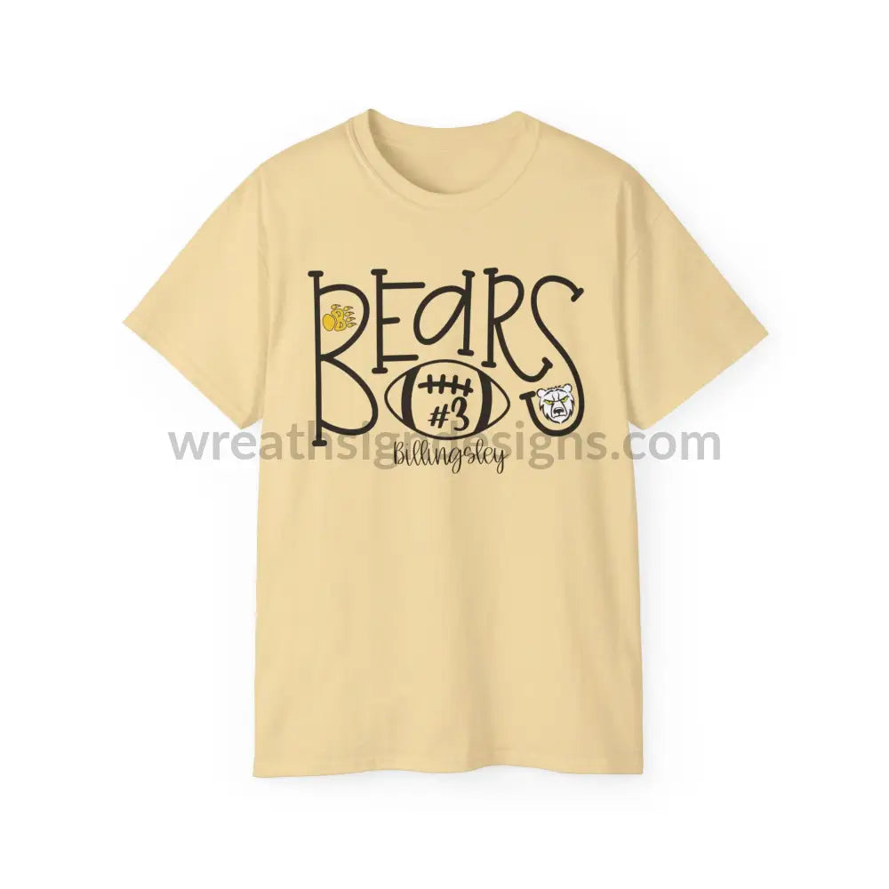 Bears #3 Unisex Ultra Cotton Tee Vegas Gold / S T-Shirt