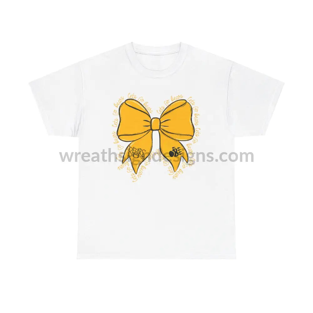 Bears Bow- Unisex Heavy Cotton Tee T-Shirt