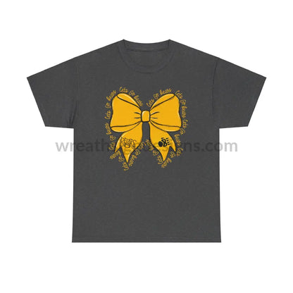 Bears Bow- Unisex Heavy Cotton Tee T-Shirt