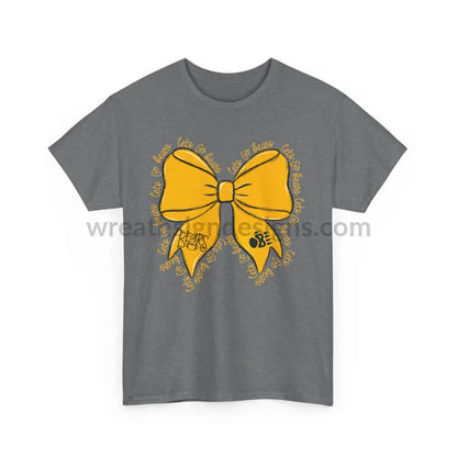 Bears Bow- Unisex Heavy Cotton Tee T-Shirt