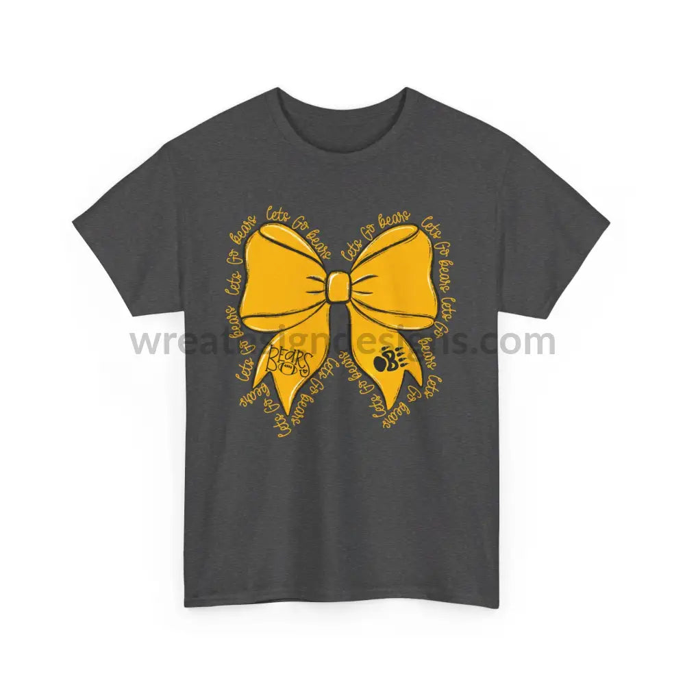 Bears Bow- Unisex Heavy Cotton Tee T-Shirt