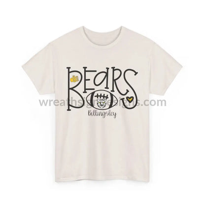 Bears Football- Unisex Heavy Cotton Tee T-Shirt