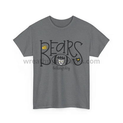 Bears Football- Unisex Heavy Cotton Tee T-Shirt