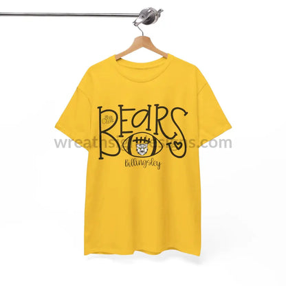 Bears Football- Unisex Heavy Cotton Tee T-Shirt