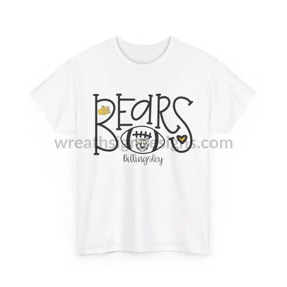 Bears Football- Unisex Heavy Cotton Tee T-Shirt