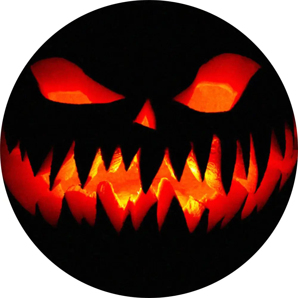 Black Jack O Lantern Face- Halloween- Metal Sign