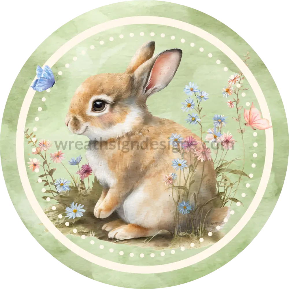Monogrammed Easter Bunny Wreath Sash – rsmonogramcompany