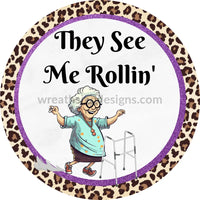 Custom Cindy Lee: They See Me Rollin Leopard 6