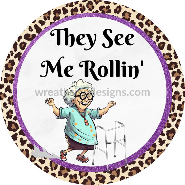 Custom Cindy Lee: They See Me Rollin Leopard 6