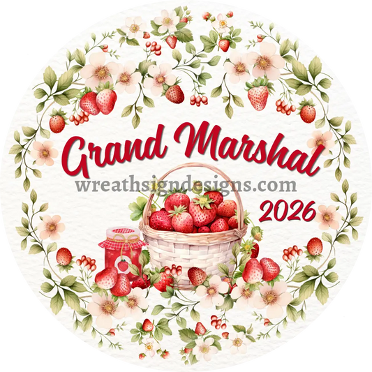 Custom: Landon- The Kings Decor - Strawberry Grand Marshal 2026