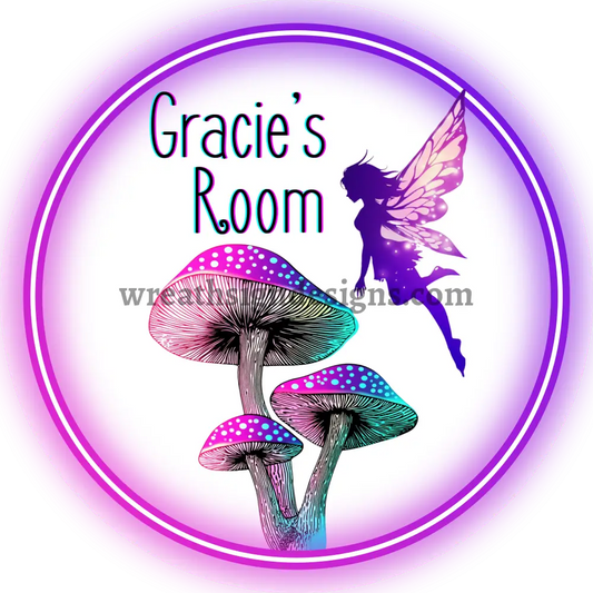 Custom Rykie: Gracie’s Room Neon Mushroom Fairy