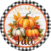 Fall Sweet Pumpkins Circle 6