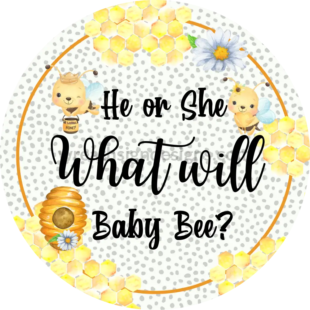 He Or She-What Will Baby Bee-Gender Reveal 8