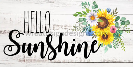 Hello Sunshine-Metal Sign