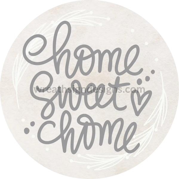 Home Sweet Naturals Everyday Metal Wreath Sign 10
