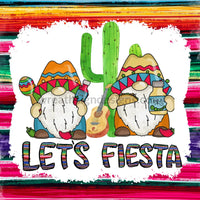 Lets Fiesta Gnomes- Metal Sign 8