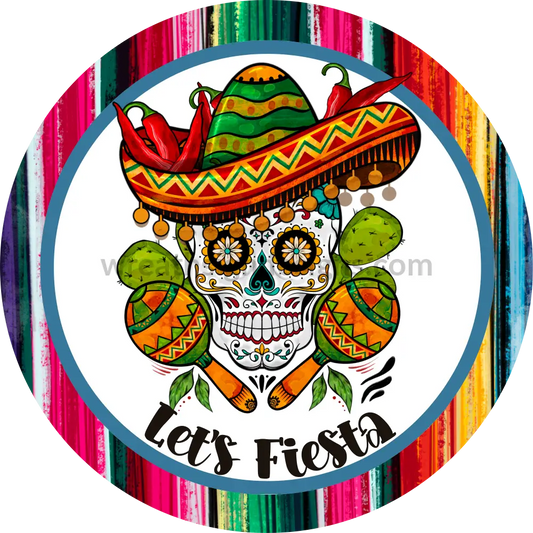 Lets Fiesta- Metal Sign 8