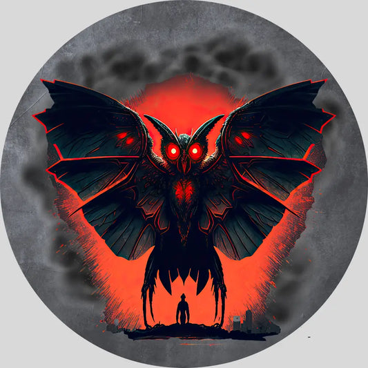 Mothman- Halloween- Metal Sign