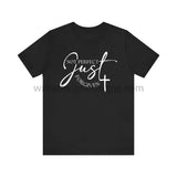 Not Perfect Just Forgiven Dark Colors - White Font - Unisex Jersey Short Sleeve Tee T - Shirt