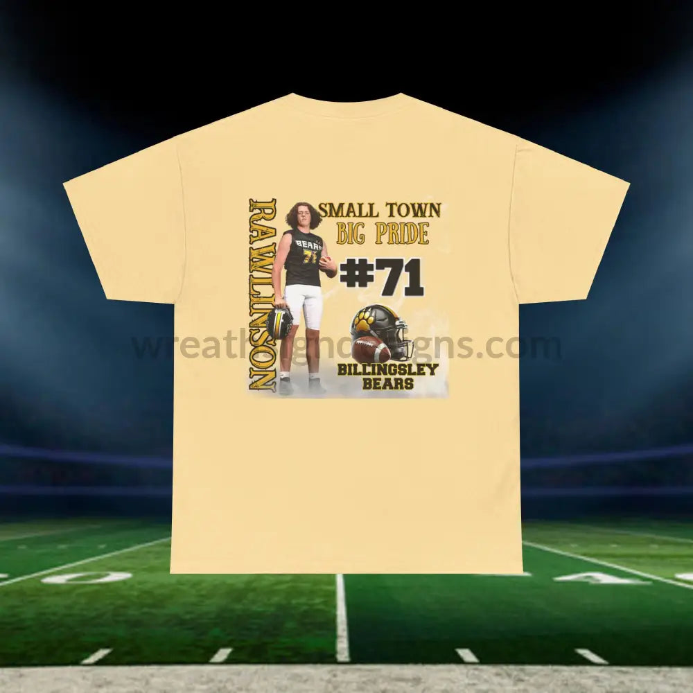 Rawlinson- Football- Unisex Heavy Cotton Yellow Haze / S T-Shirt