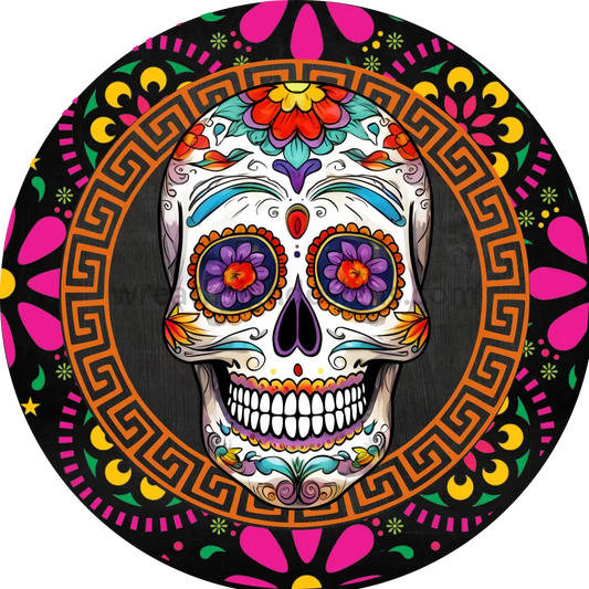 Sugar Skull- Metal Sign 8