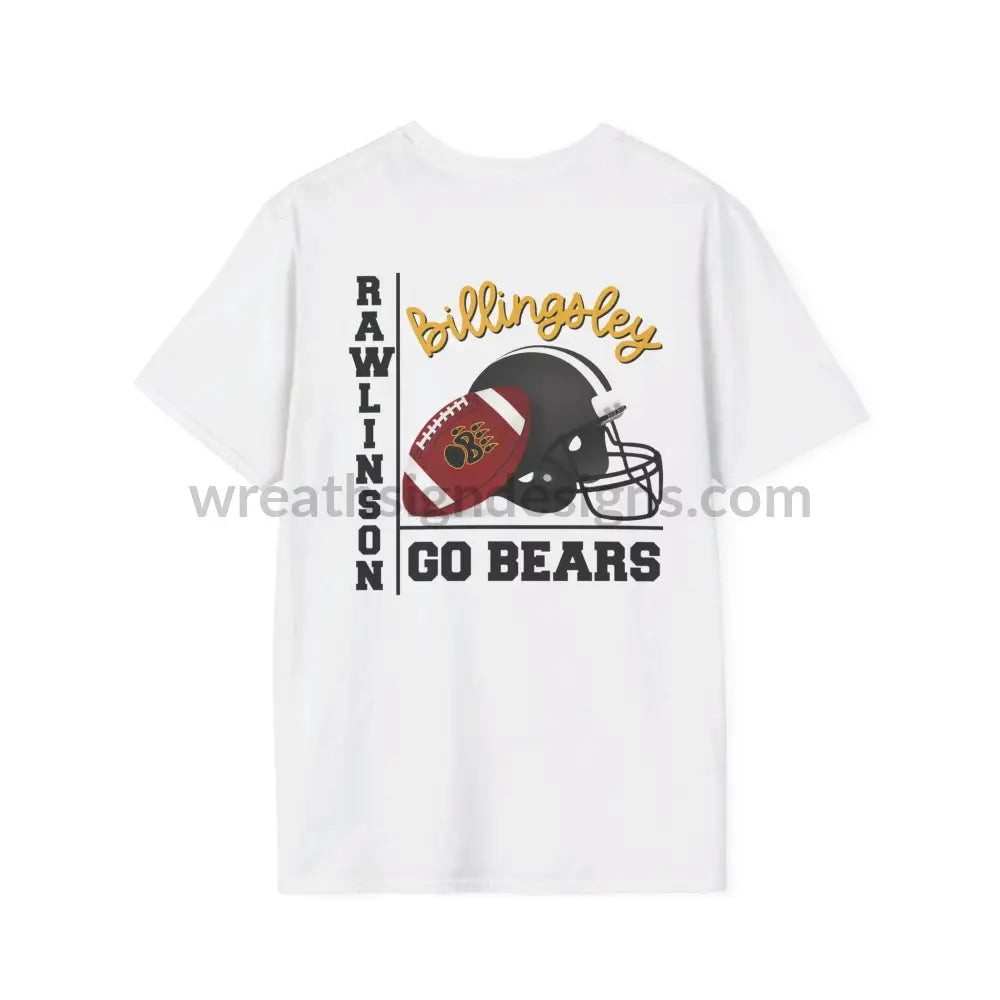 Vertical Rawlinson-Unisex Softstyle T-Shirt L / White