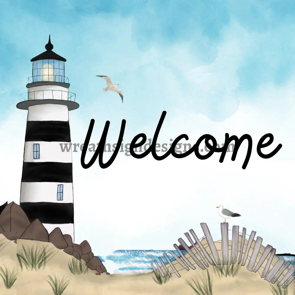 Welcome Lighthouse- Square 8